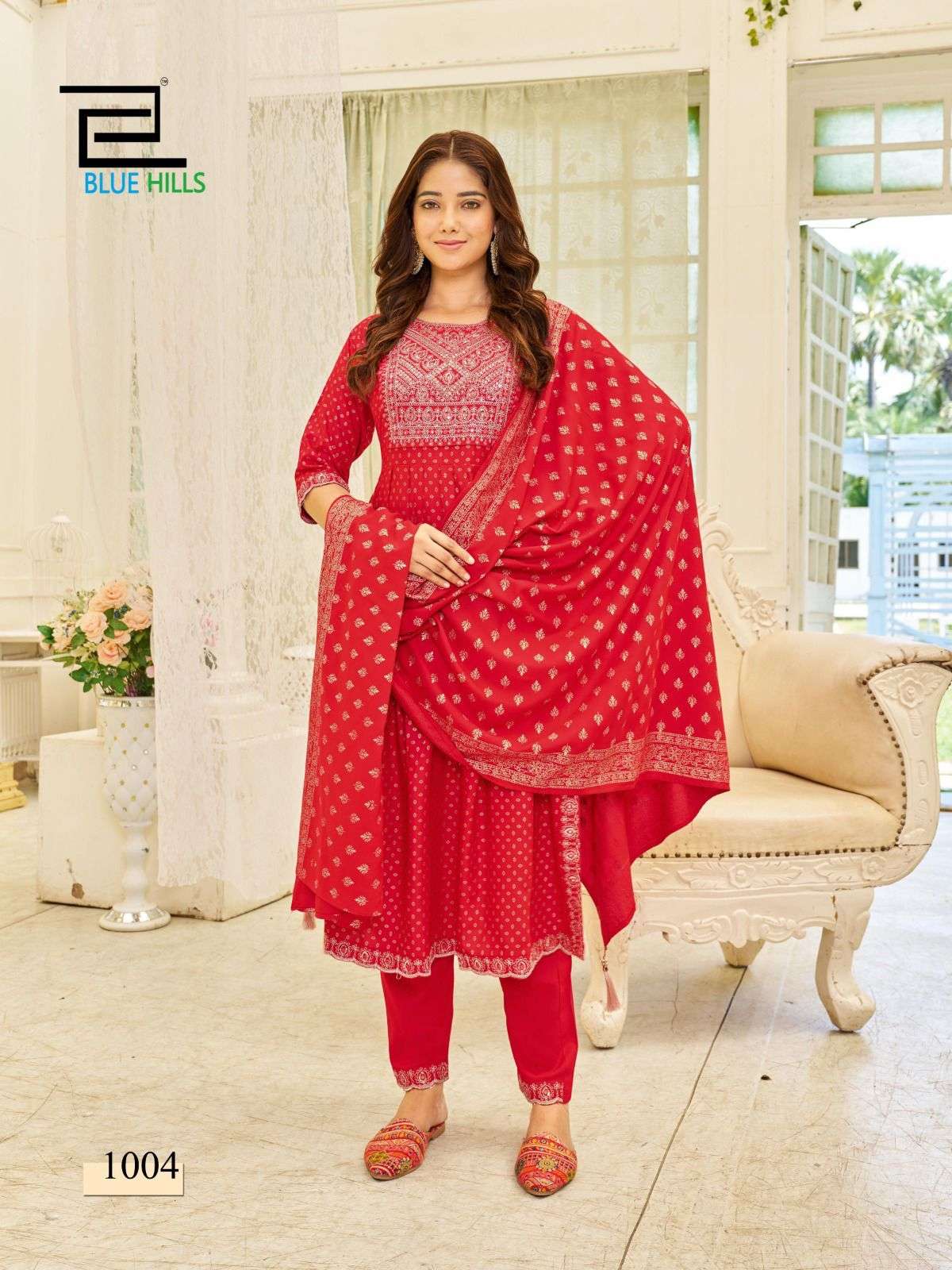 Blue Hills Trend Capture Kurti Wholesale catalog