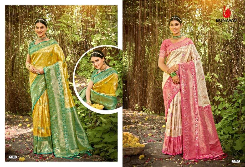 BUNAWAT ALISHA SILK Saree Wholesale catalog