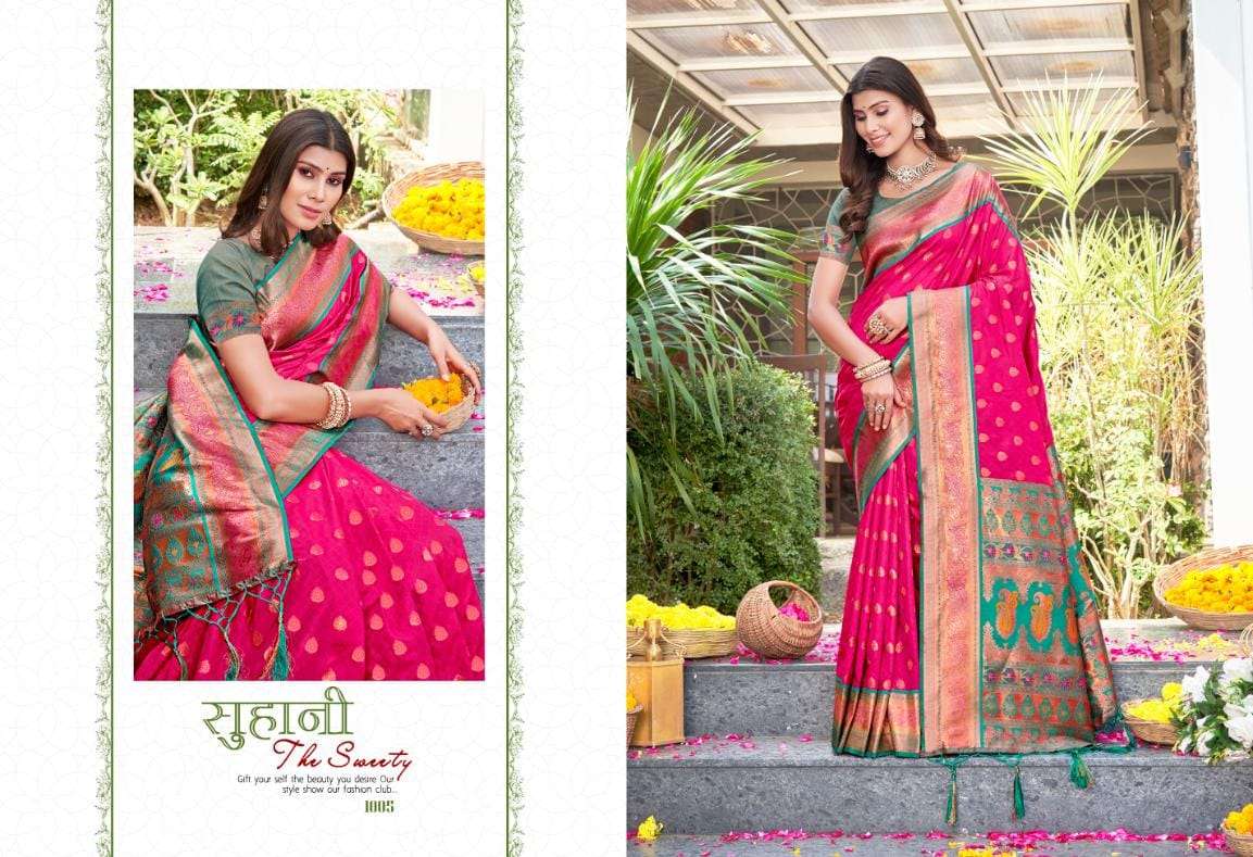 BUNAWAT AMRITPRABHA Banarasi Silk Saree Wholesale catalog