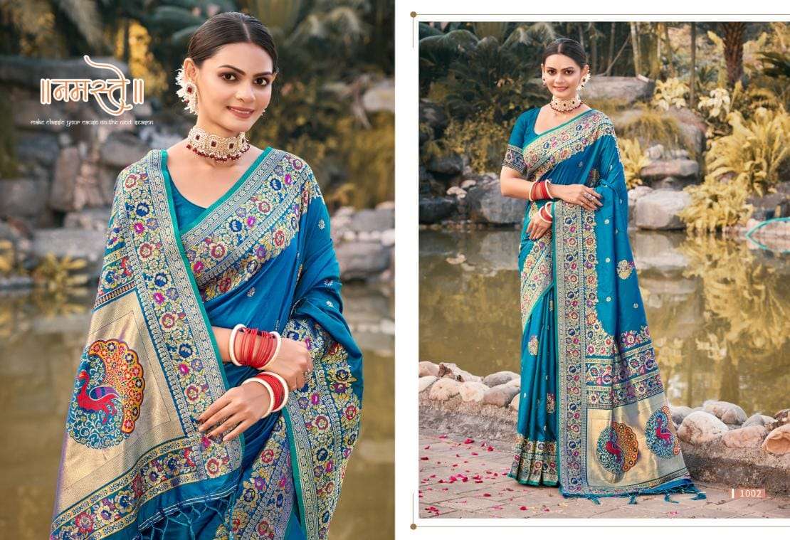 BUNAWAT GEHNA NEW Paithani  Silk Saree Wholesale catalog