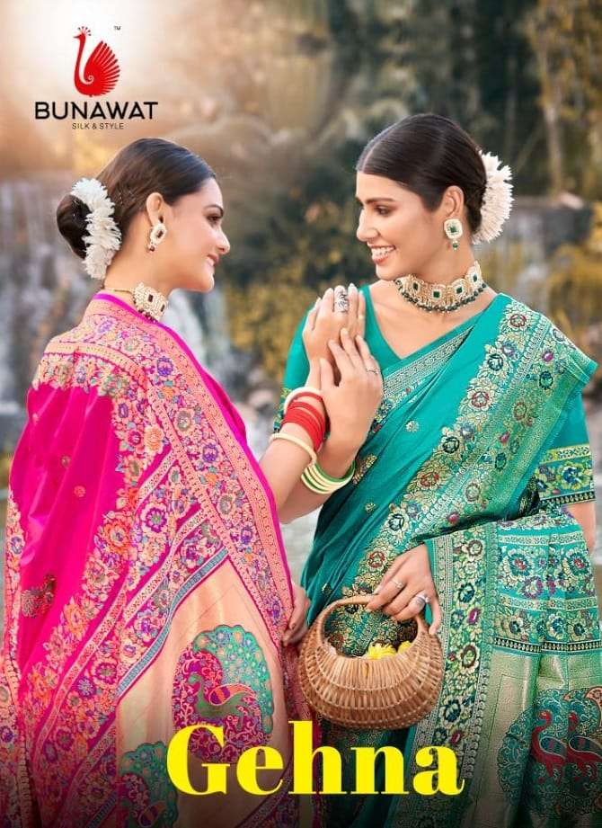BUNAWAT GEHNA NEW Paithani  Silk Saree Wholesale catalog