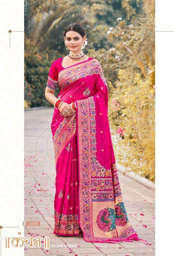 BUNAWAT GEHNA NEW Paithani  Silk Saree Wholesale catalog