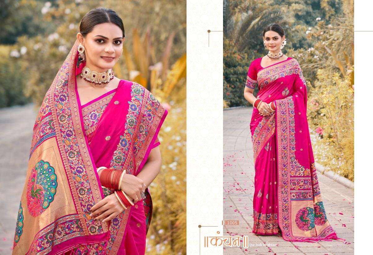 BUNAWAT GEHNA NEW Paithani  Silk Saree Wholesale catalog