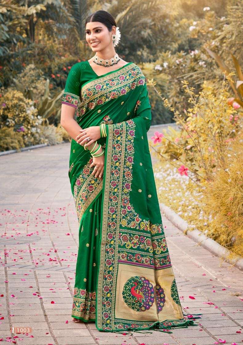 BUNAWAT GEHNA NEW Paithani  Silk Saree Wholesale catalog