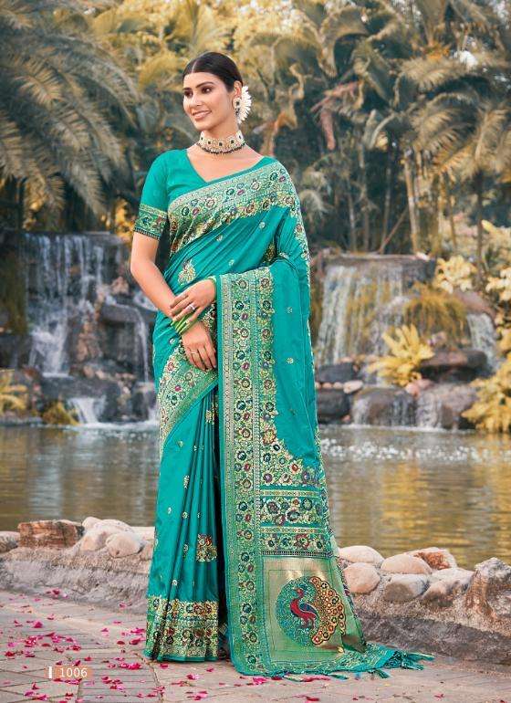 BUNAWAT GEHNA NEW Paithani  Silk Saree Wholesale catalog