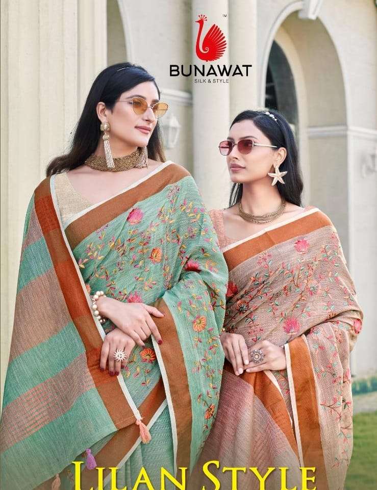 BUNAWAT LILAN STYLE Saree Wholesale catalog