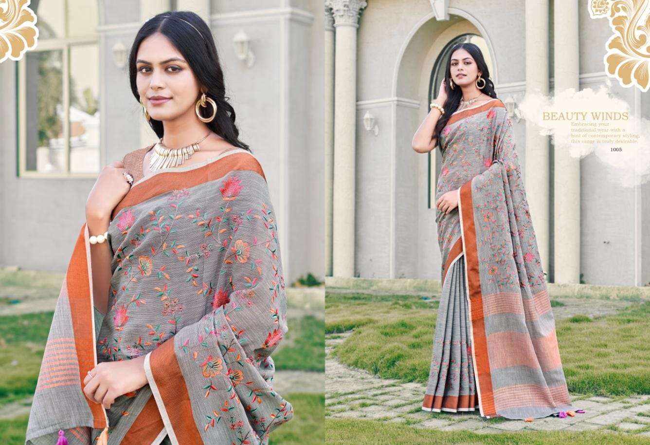 BUNAWAT LILAN STYLE Saree Wholesale catalog