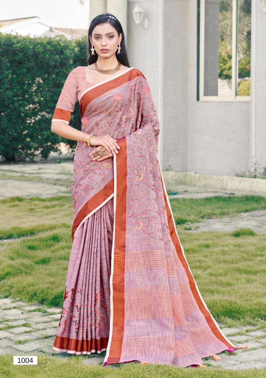 BUNAWAT LILAN STYLE Saree Wholesale catalog