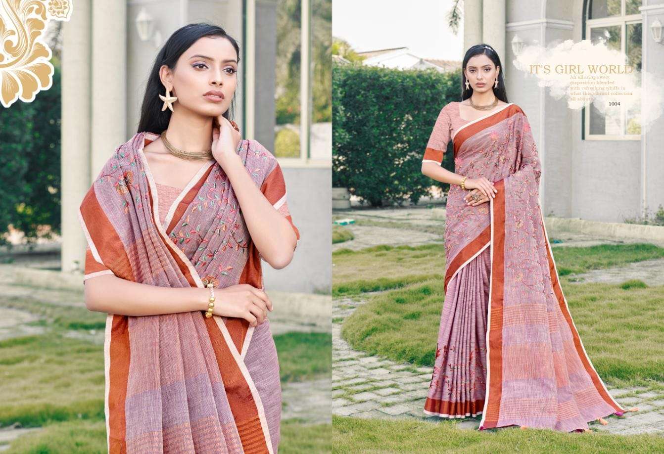 BUNAWAT LILAN STYLE Saree Wholesale catalog