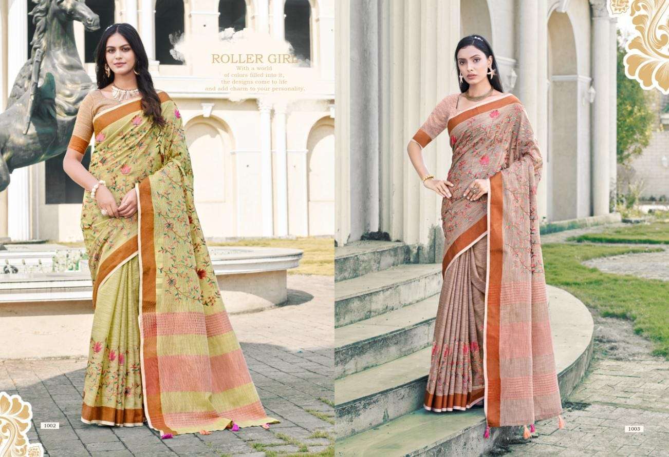 BUNAWAT LILAN STYLE Saree Wholesale catalog