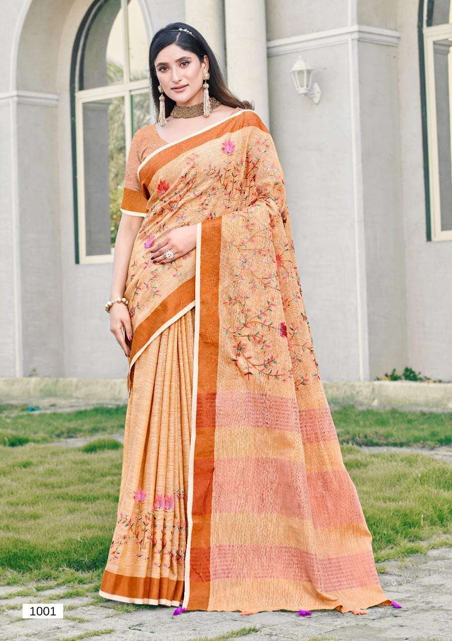 BUNAWAT LILAN STYLE Saree Wholesale catalog