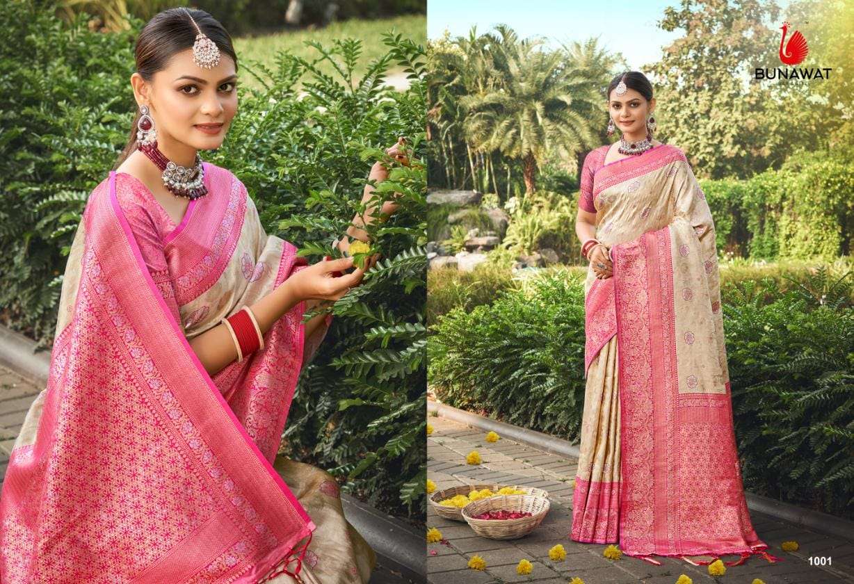BUNAWAT POONAM Kanjivaram Silk Saree Wholesale catalog