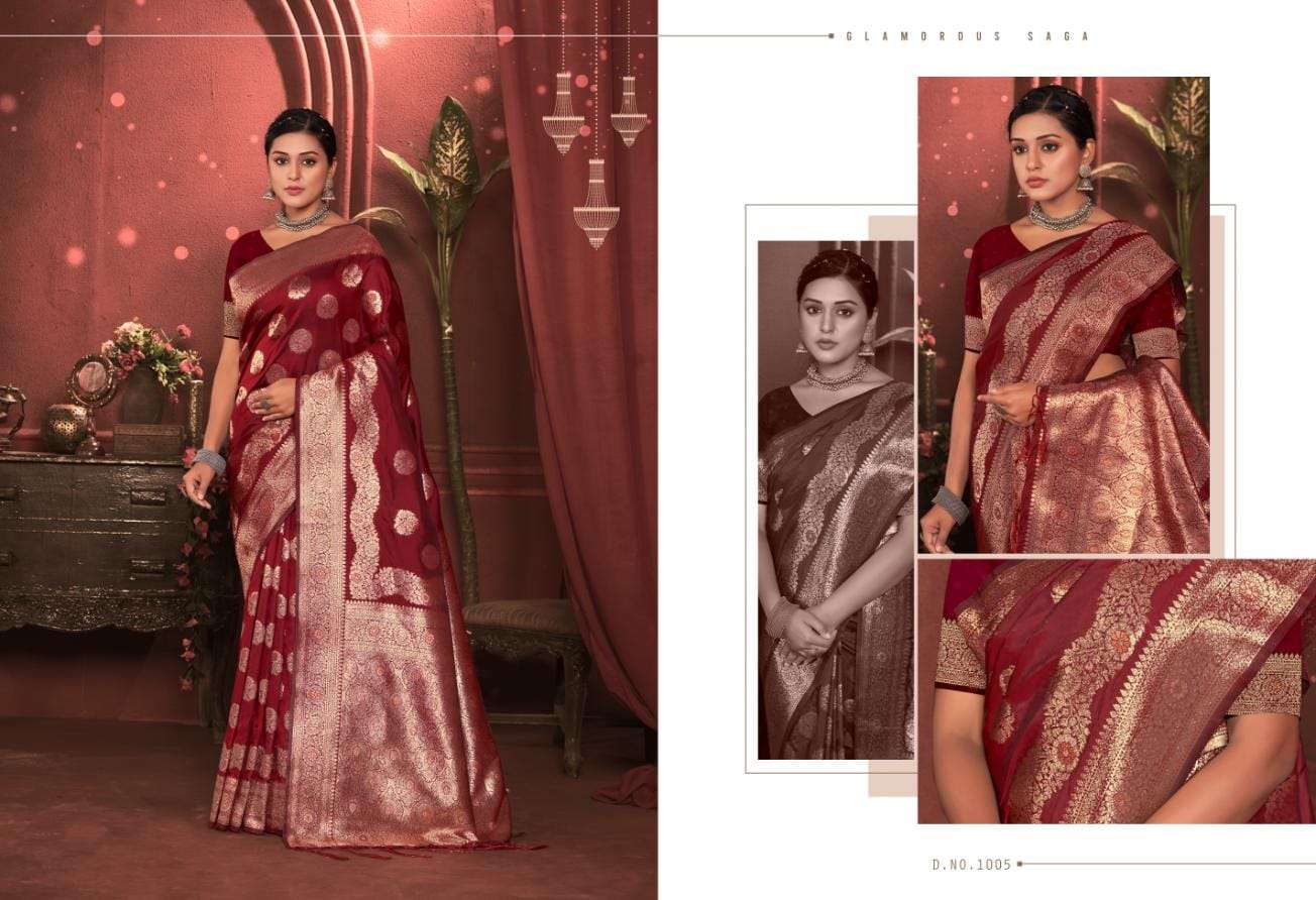 BUNAWAT PRATISHTA SILK Banarasi Silk Saree Wholesale catalog