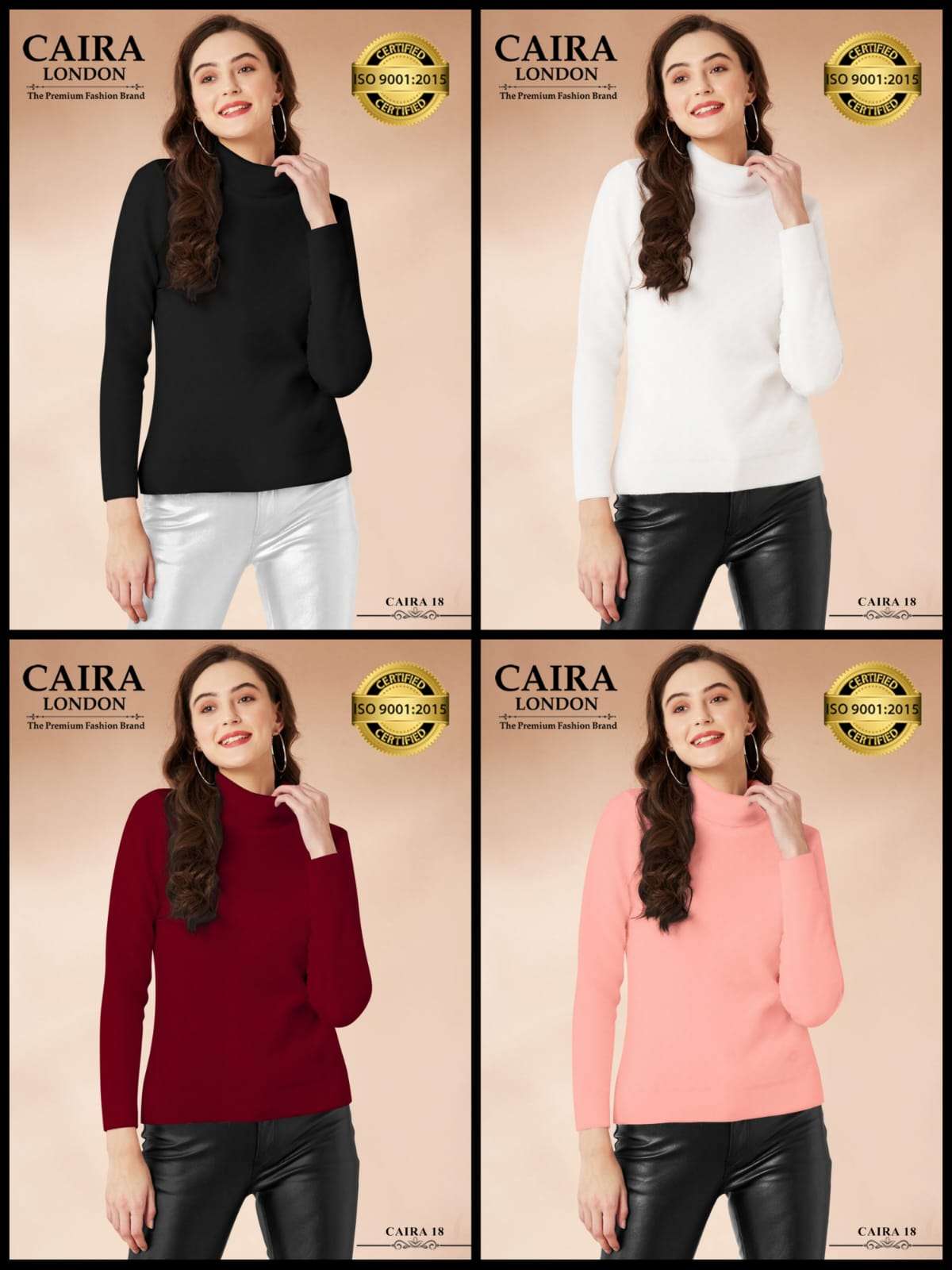 CAIRA 18 High Neck Winter Tshirt Western Wear Wholesale catalog