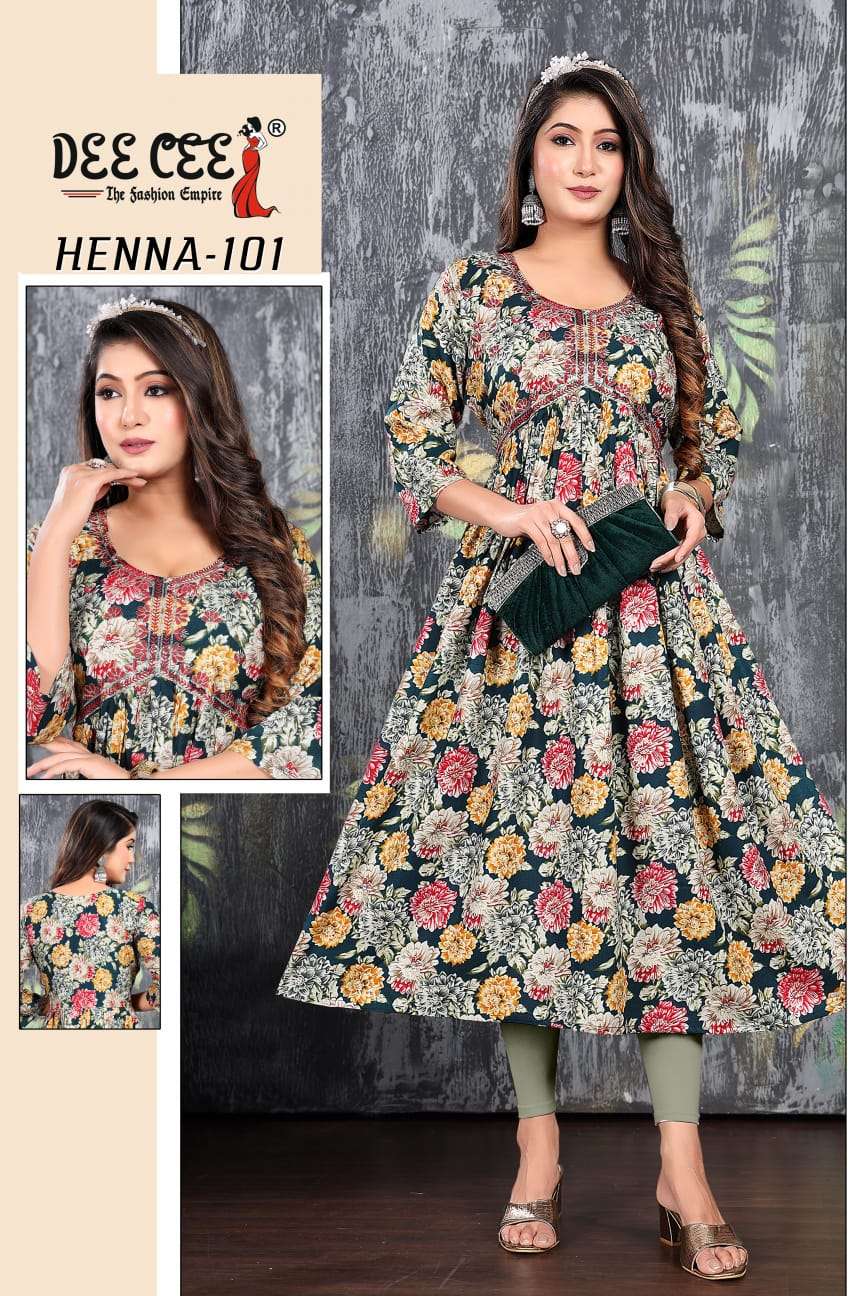 DEECEE HENNA Kurti Wholesale catalog