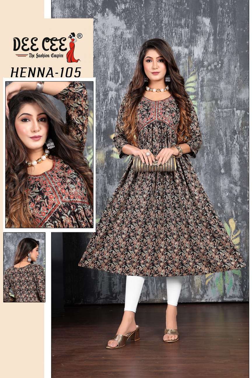 DEECEE HENNA Kurti Wholesale catalog