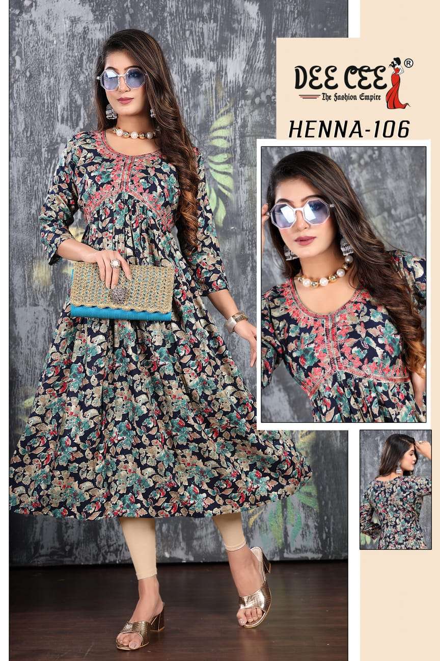 DEECEE HENNA Kurti Wholesale catalog
