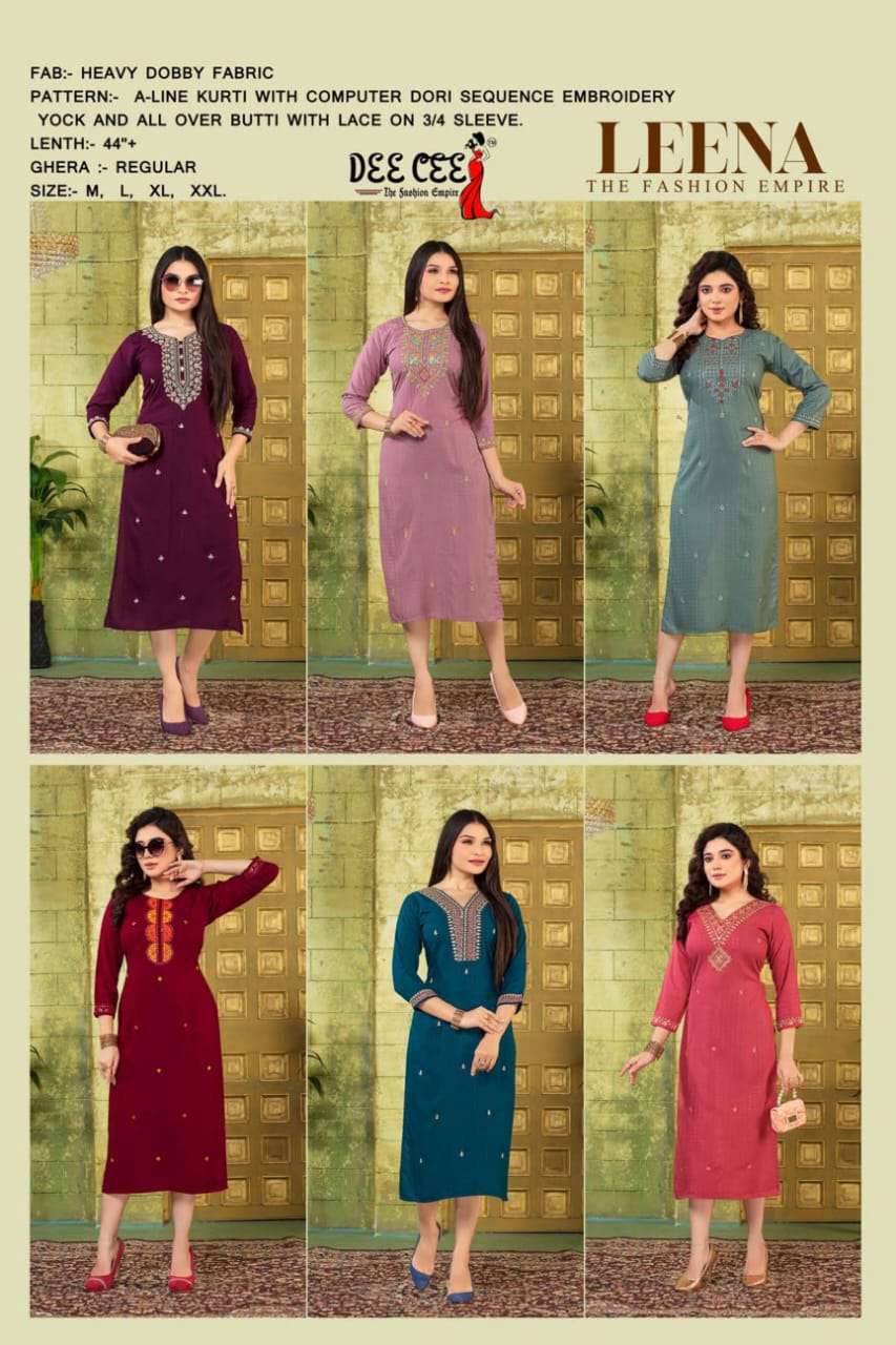 DEECEE LEENA Kurti Wholesale catalog