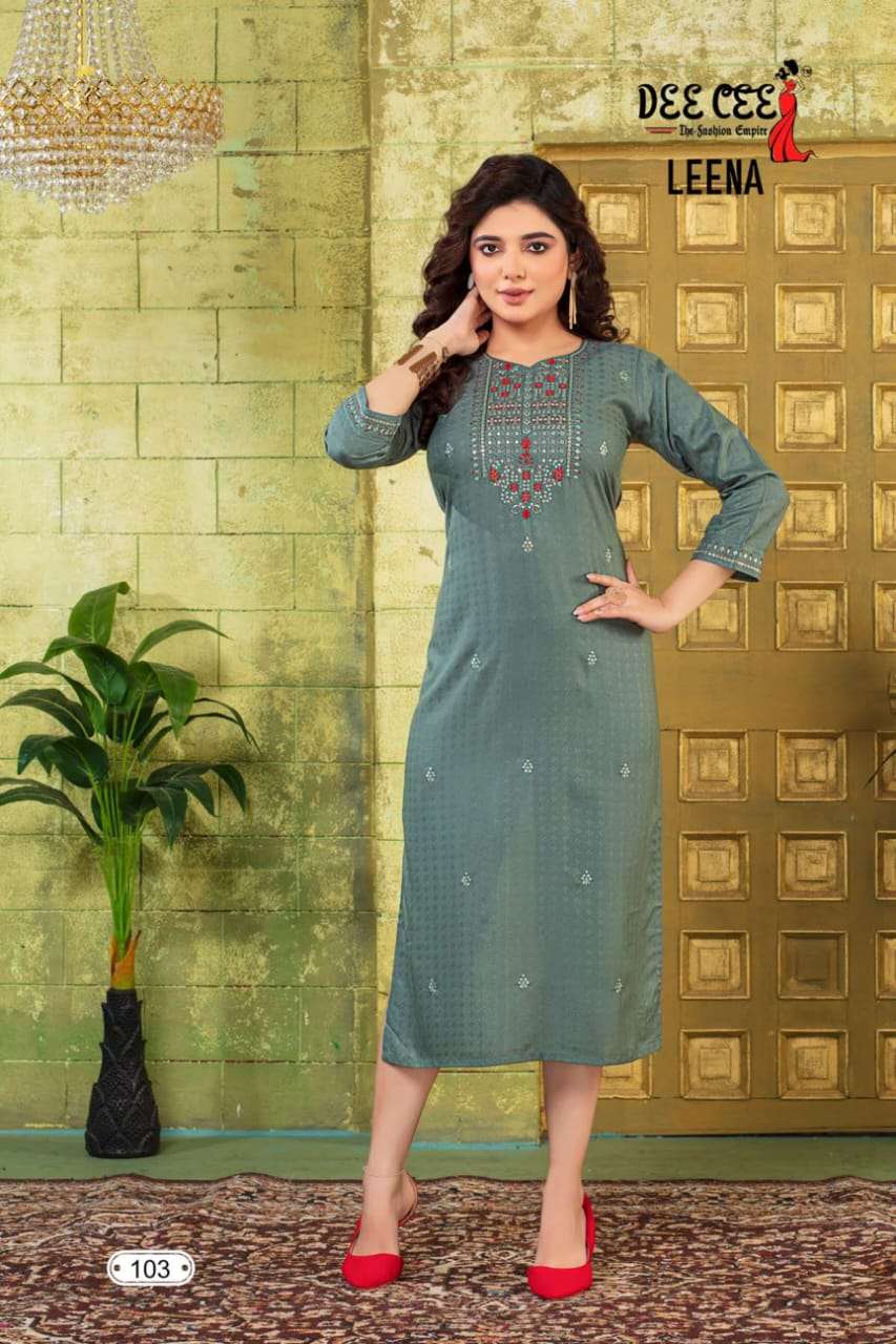 DEECEE LEENA Kurti Wholesale catalog