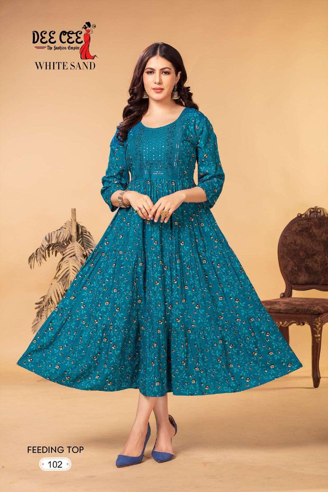 DEECEE WHITE SAND Kurti Wholesale catalog