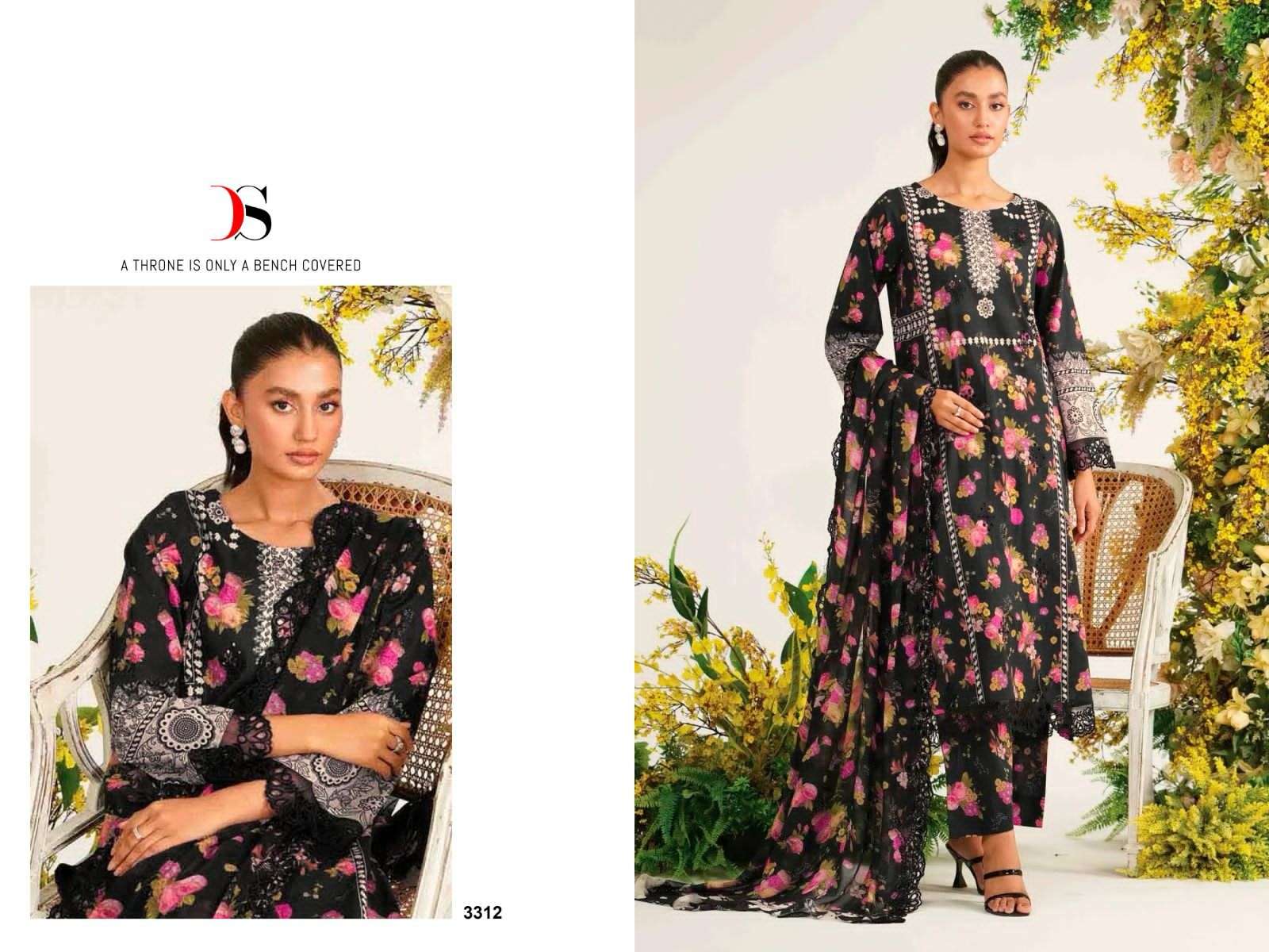 Deepsy Charizma Rang E Bahar Chiffon Dupatta Pakistani Suits Wholesale catalog