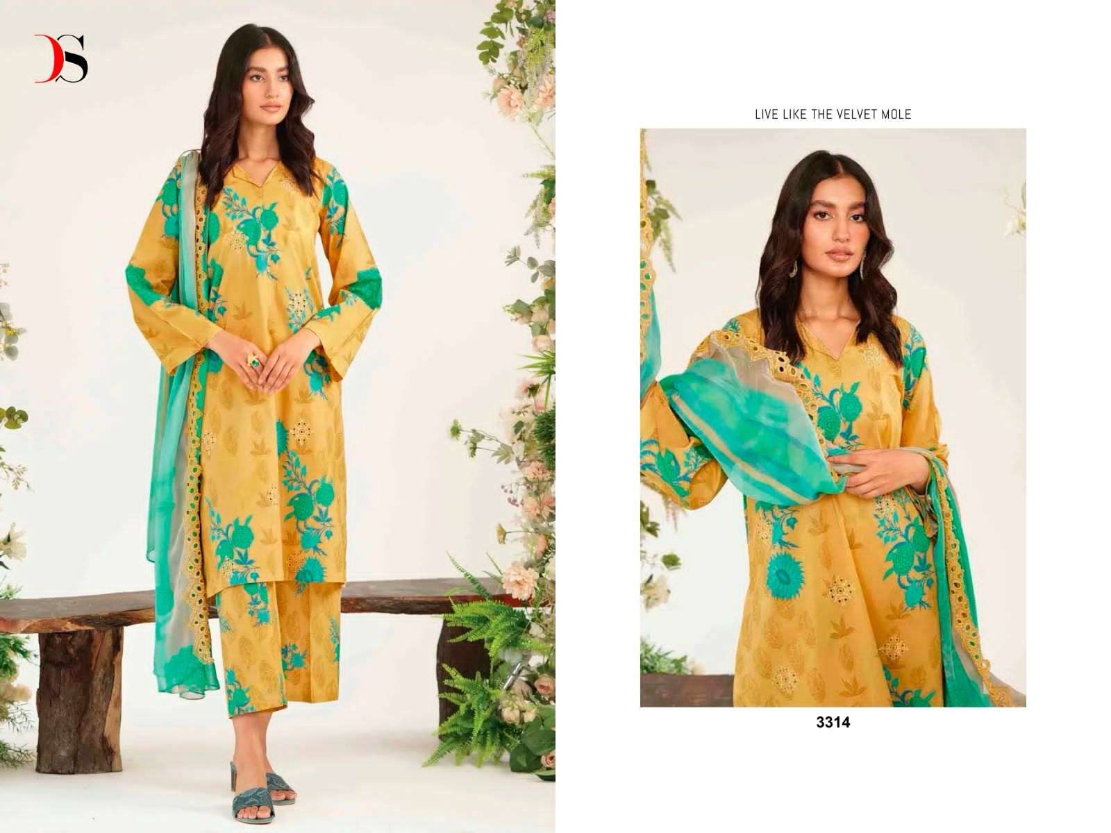 Deepsy Charizma Rang E Bahar Chiffon Dupatta Pakistani Suits Wholesale catalog