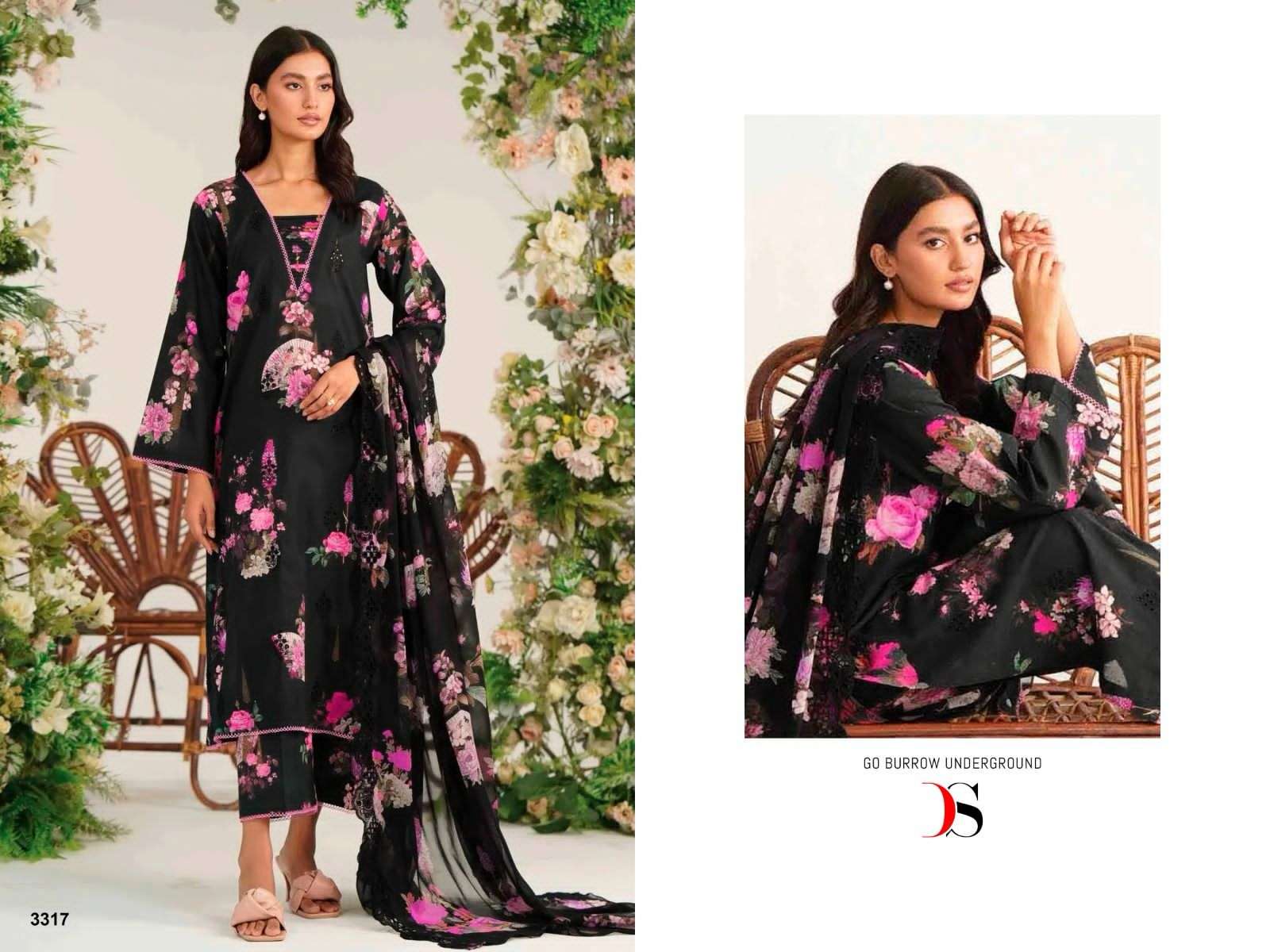 Deepsy Charizma Rang E Bahar Chiffon Dupatta Pakistani Suits Wholesale catalog