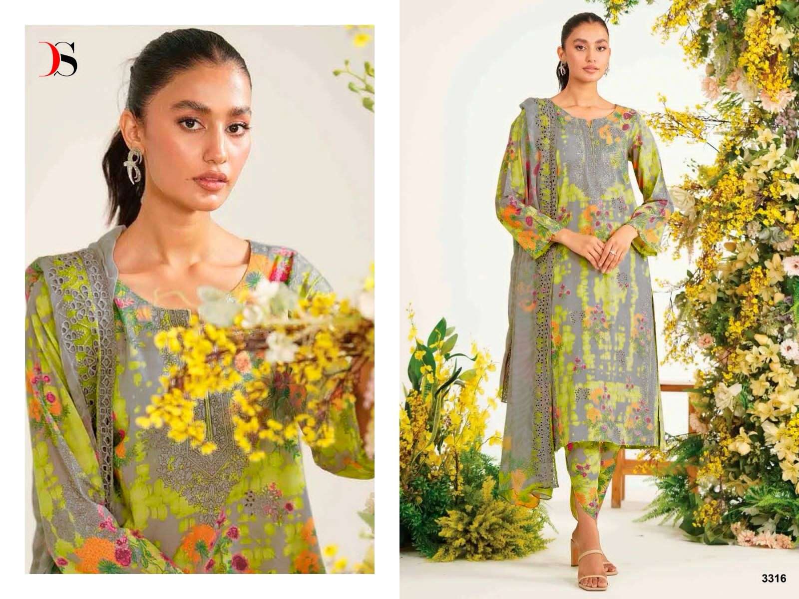 Deepsy Charizma Rang E Bahar Chiffon Dupatta Pakistani Suits Wholesale catalog