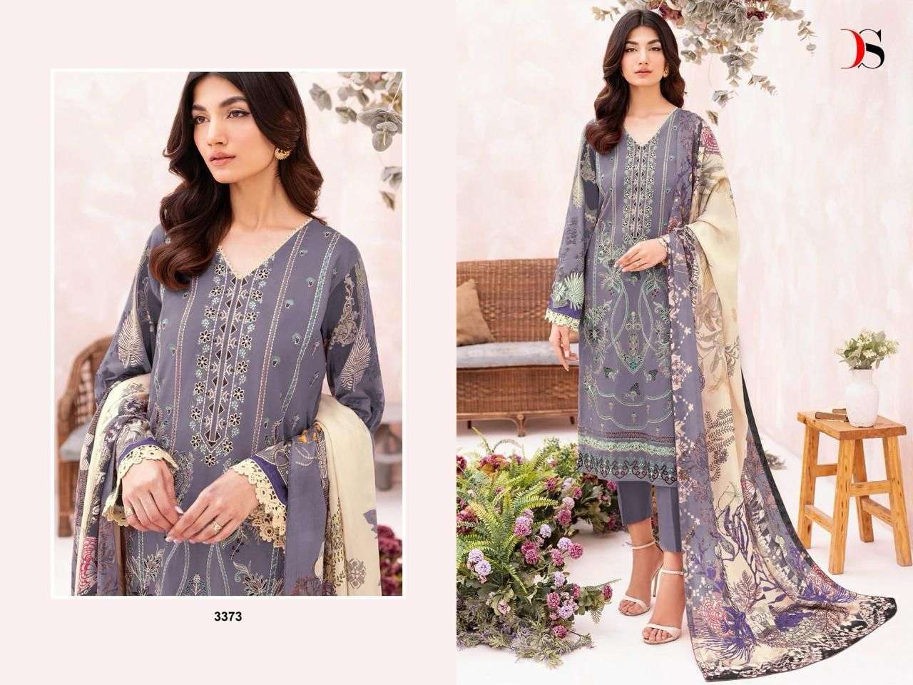 Deepsy Cheveron 10 Cotton Dupatta Pakistani Suits Wholesale catalog