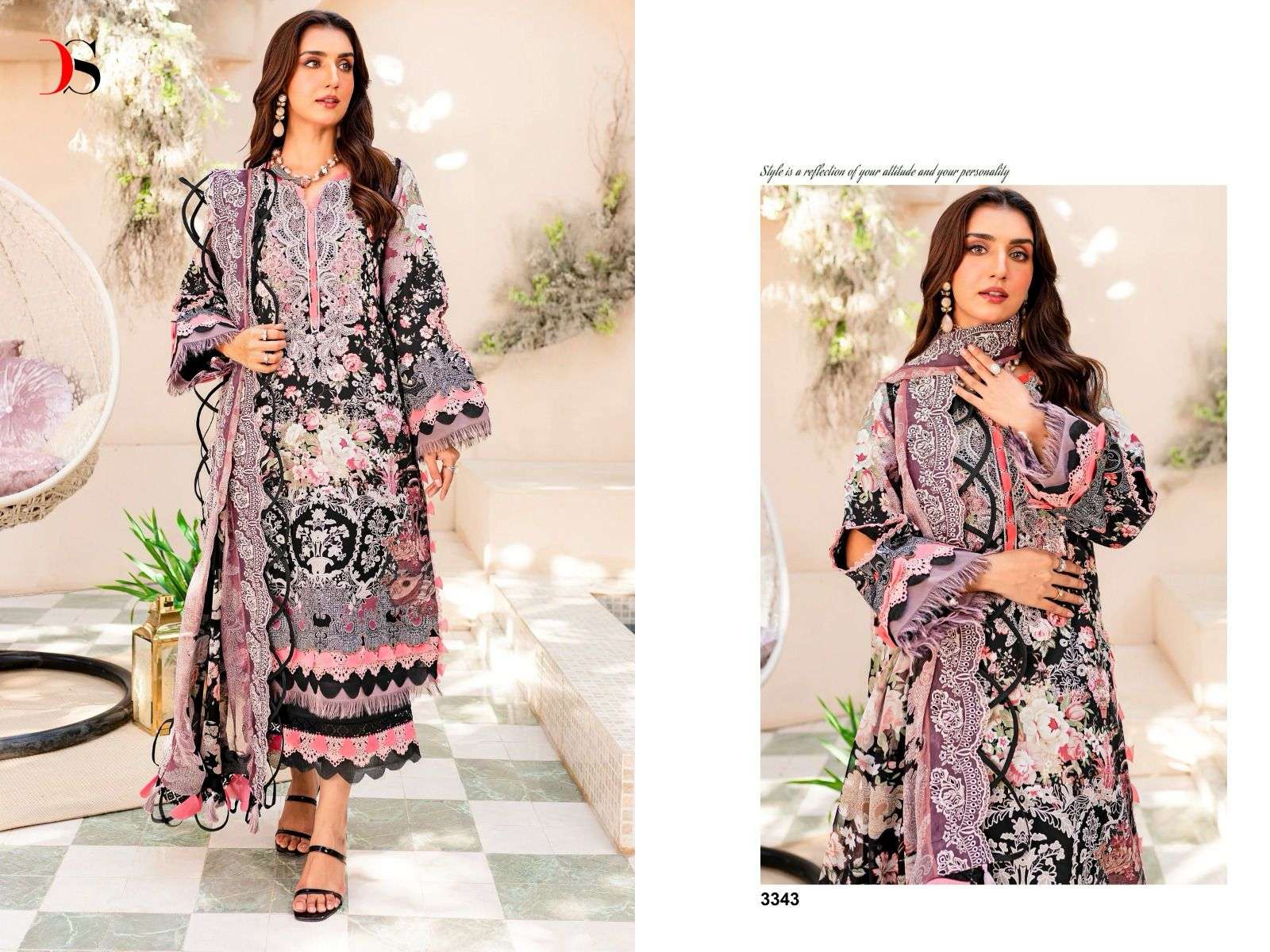 Deepsy Niddle Wonder Chiffon Dupatta Pakistani Suits Wholesale catalog