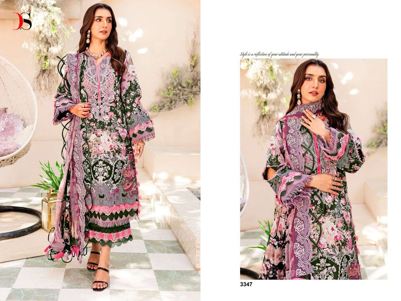 Deepsy Niddle Wonder Chiffon Dupatta Pakistani Suits Wholesale catalog