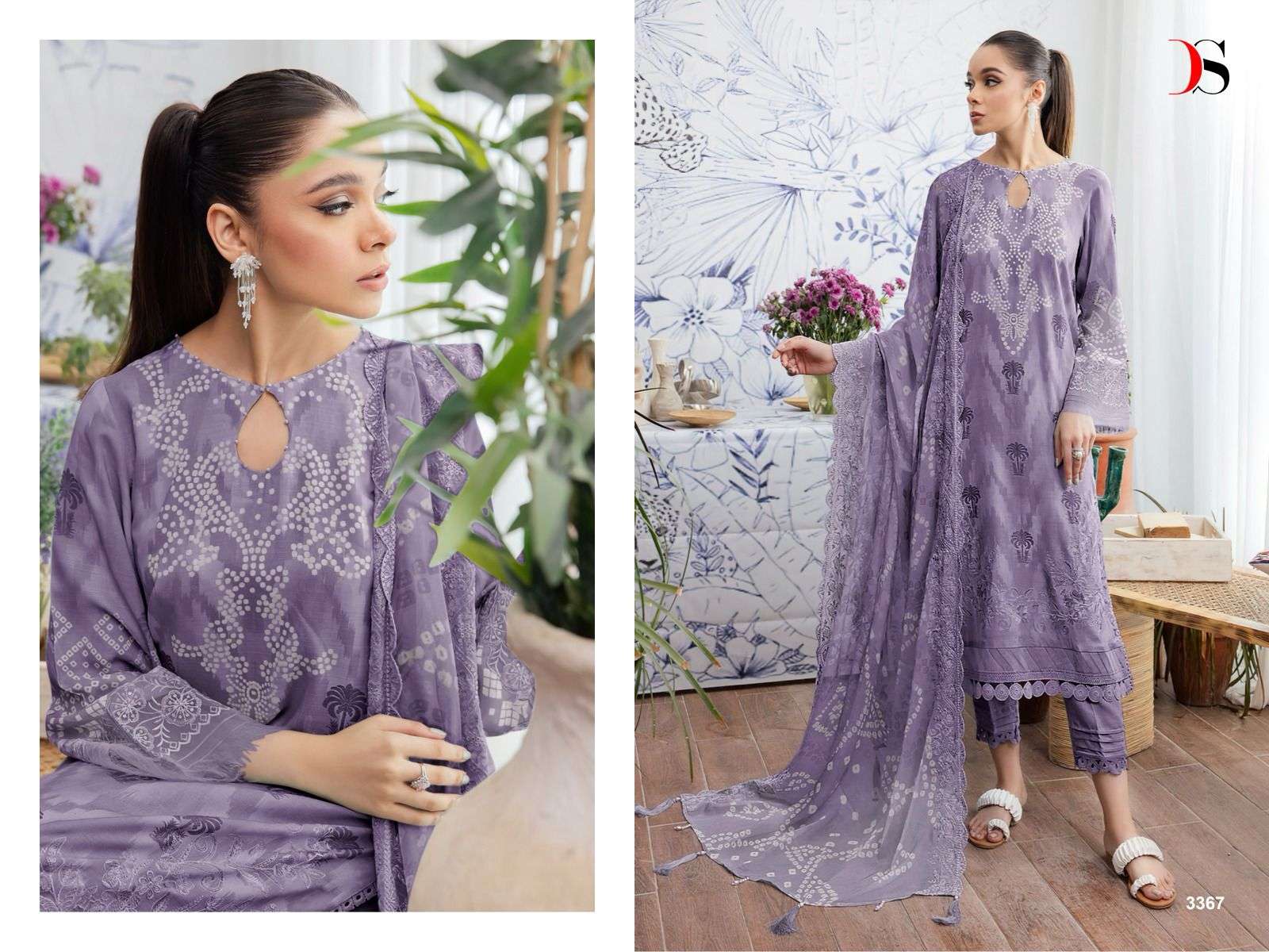 Deepsy Nureh Gardenia 24 Chinnon Dupatta Salwar Suits Wholesale catalog