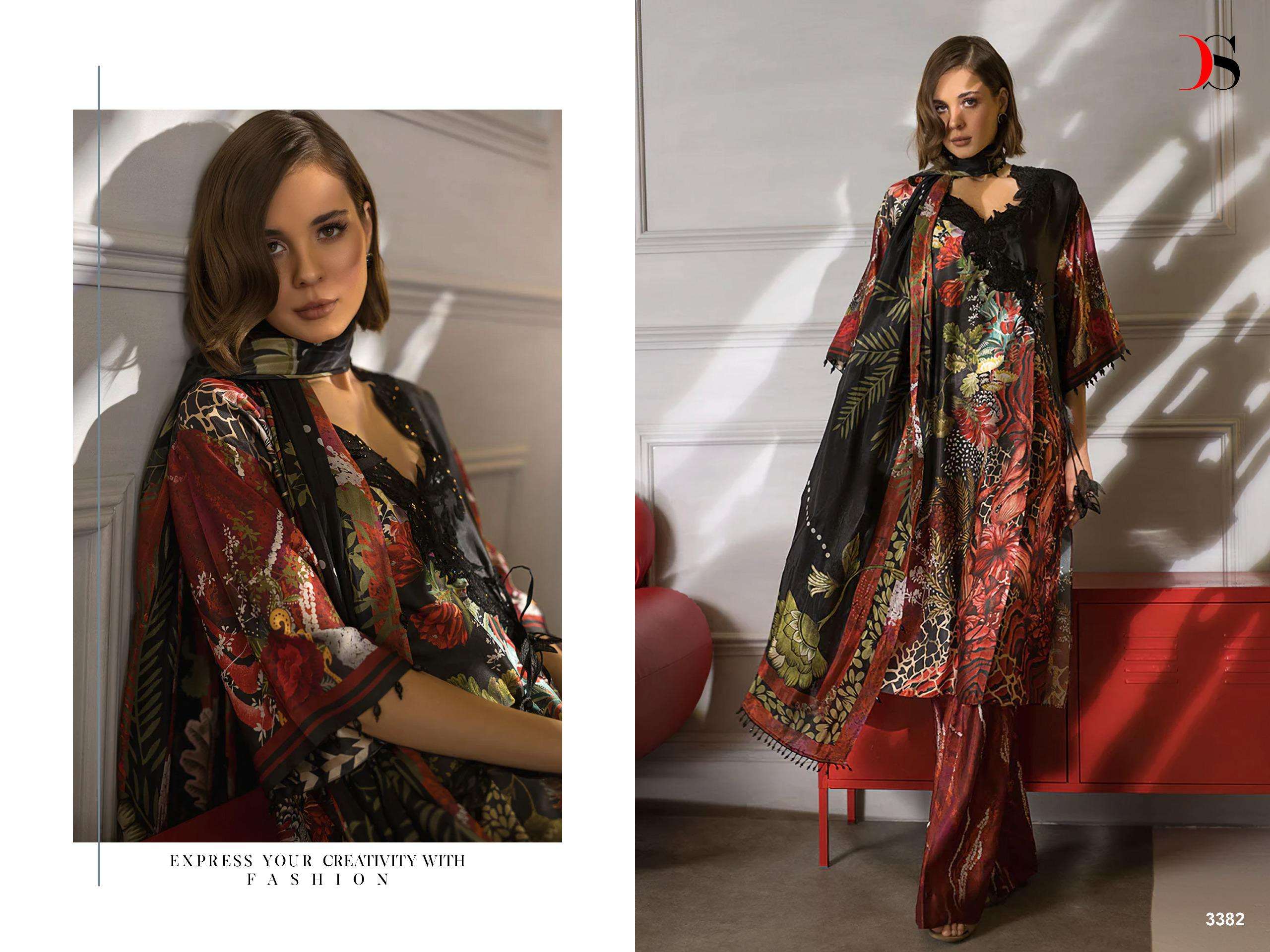 Deepsy Sobia Nazir Silk 24 Japan Satin Silk Pakistani Suits Wholesale catalog