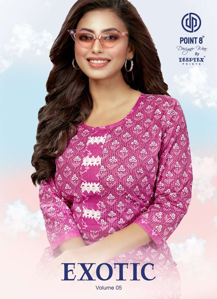 Deeptex Exotic Vol-5 -Kurti With Pant -Wholesale Catalog
