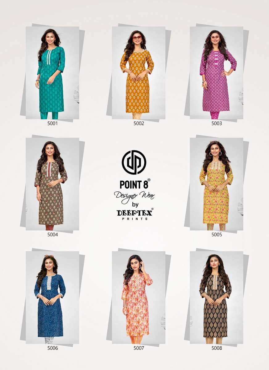 Deeptex Exotic Vol-5 -Kurti With Pant -Wholesale Catalog