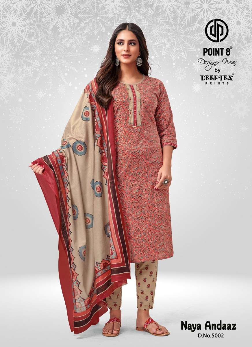 Deeptex naya andaz vol-5 -kurti pant with dupatta -Wholesale Catalog