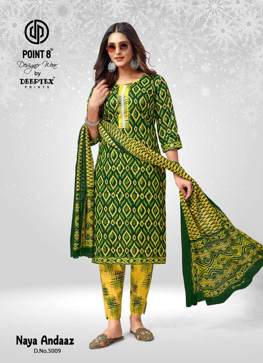 Deeptex naya andaz vol-5 -kurti pant with dupatta -Wholesale Catalog