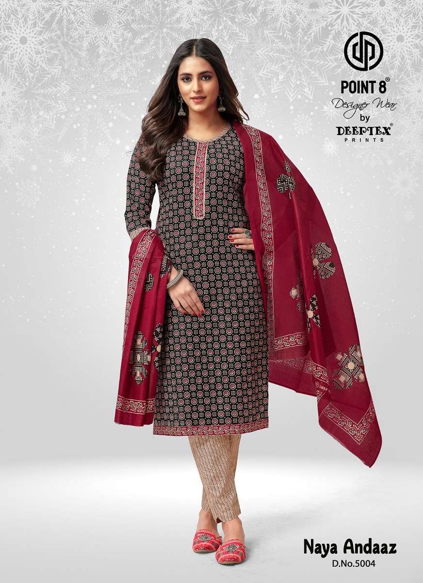 Deeptex naya andaz vol-5 -kurti pant with dupatta -Wholesale Catalog