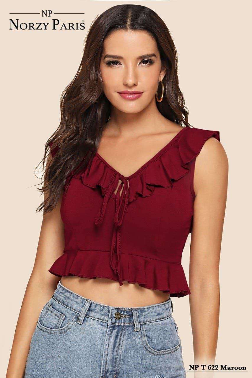 Designer Trendy Tops Knitting Western Wear Wholesale catalog