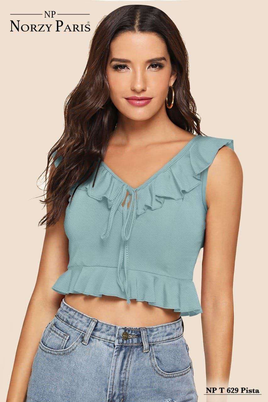 Designer Trendy Tops Knitting Western Wear Wholesale catalog