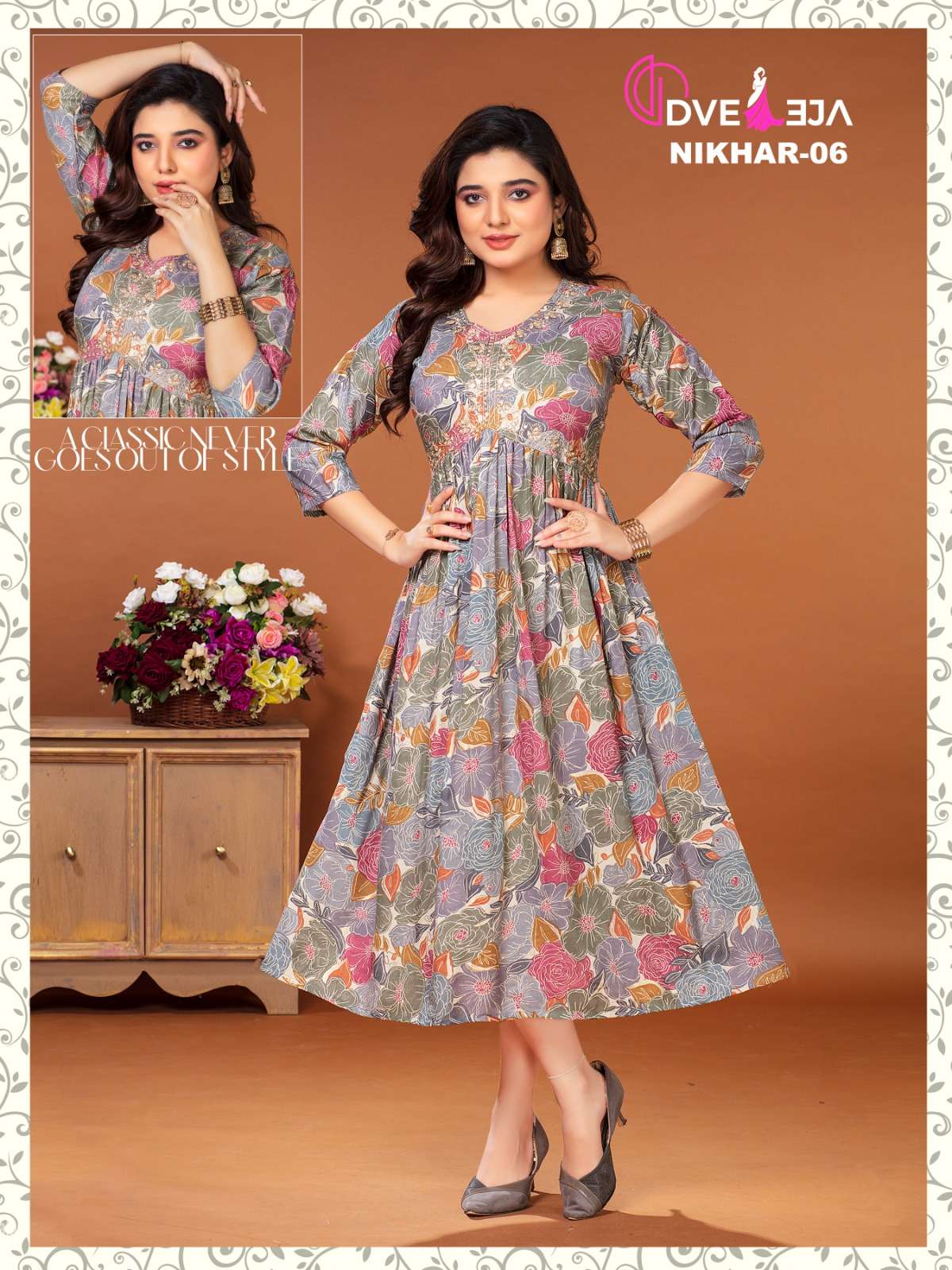 DVEEJA FASHION NIKHAR vol-2  ALIA CUT KURTI Wholesale catalog