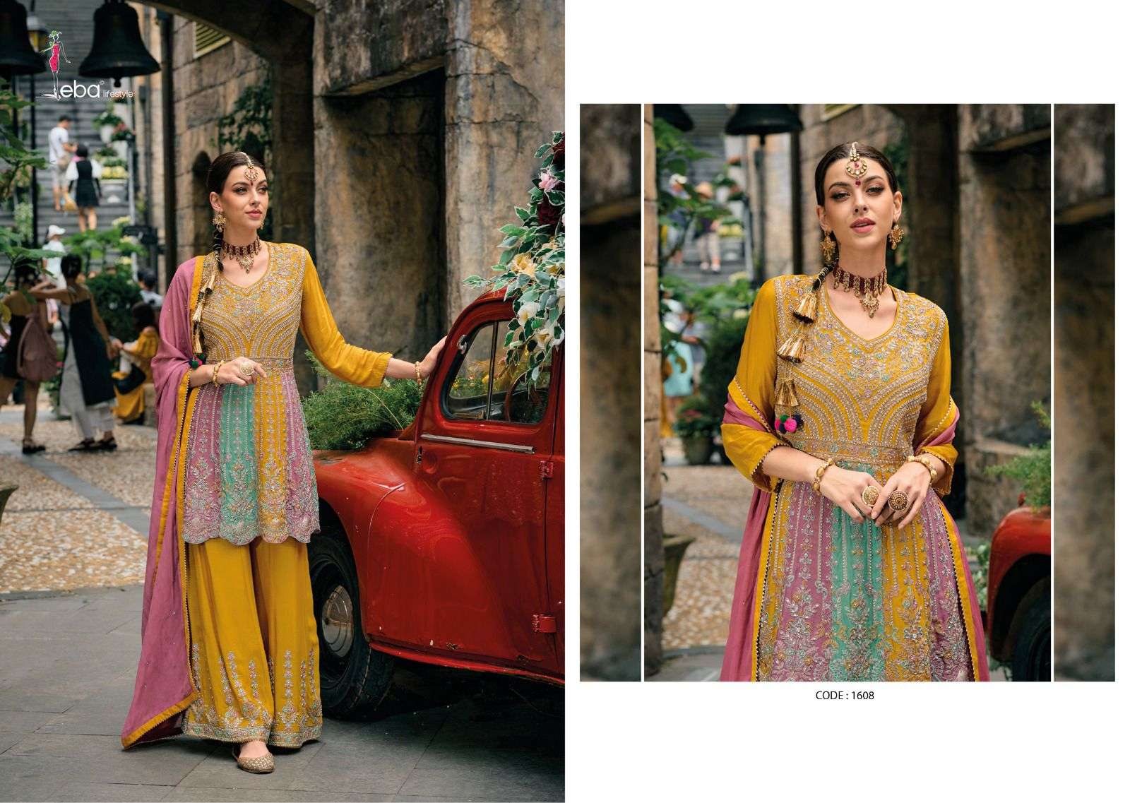 Eba Barbie Wedding Wear Heavy Salwar Kameez Wholesale catalog