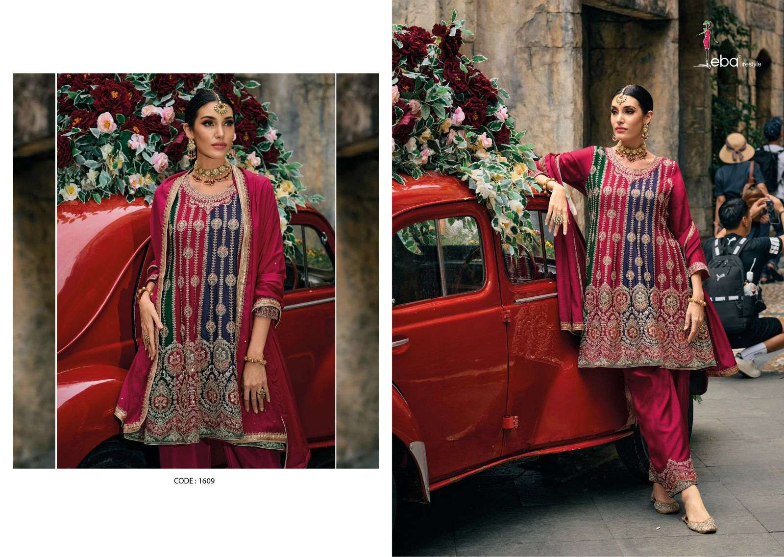 Eba Barbie Wedding Wear Heavy Salwar Kameez Wholesale catalog