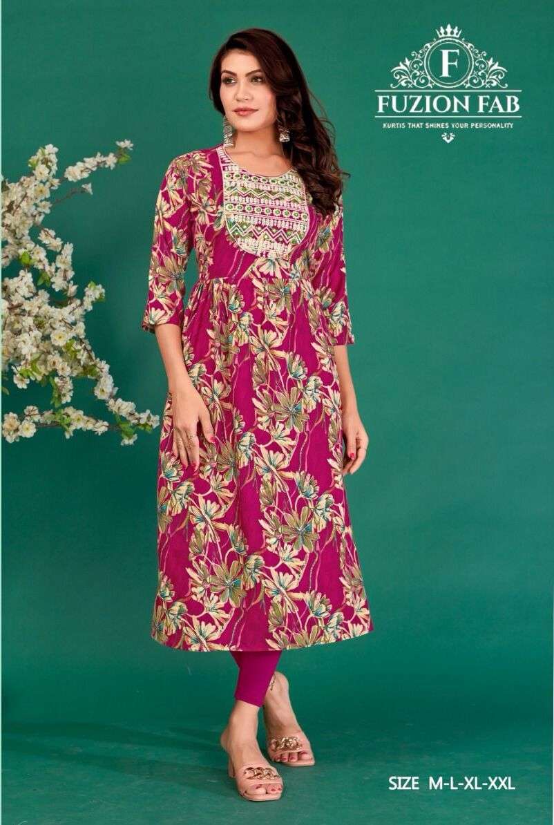Fuzion Fab vol 1 Kurti Wholesale catalog
