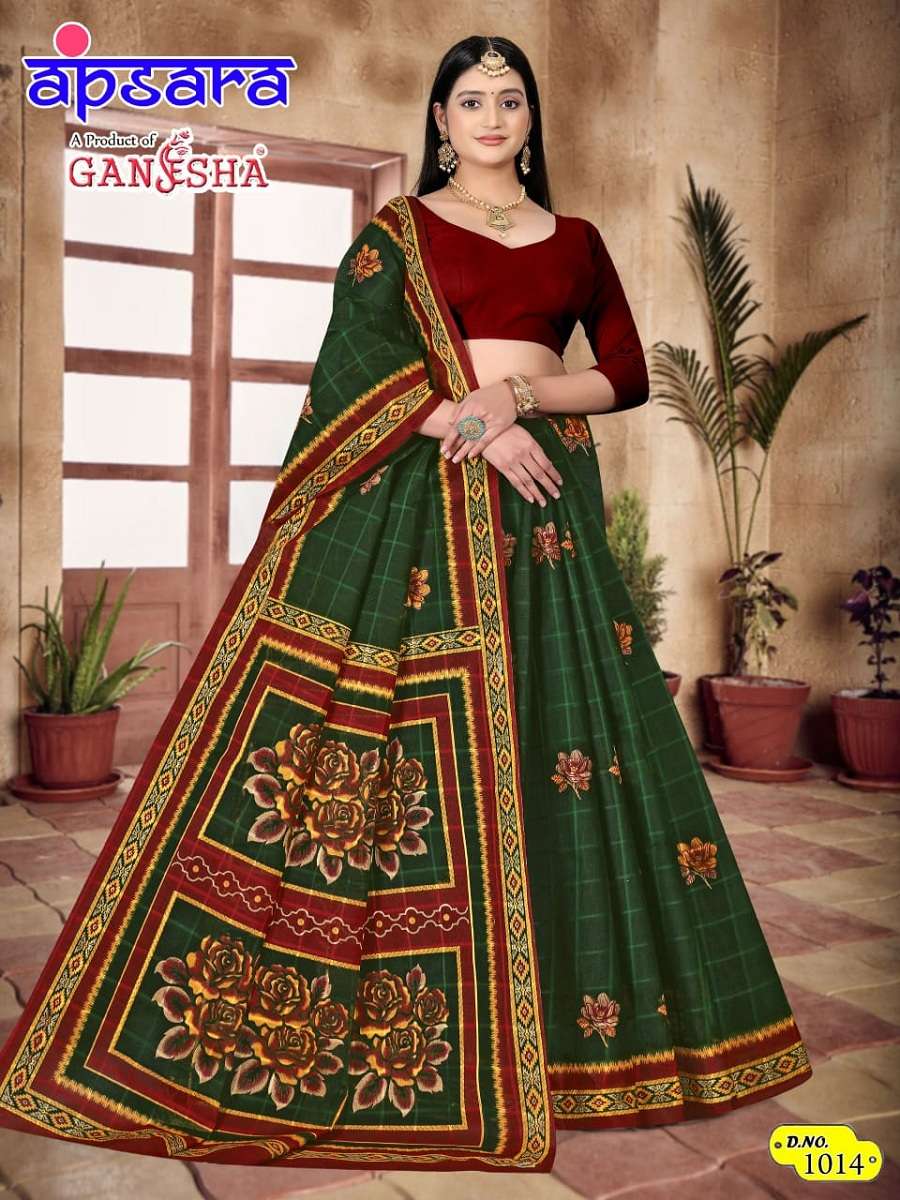 Ganesha Apsara Vol-1 Cotton Saree -Wholesale Catalog