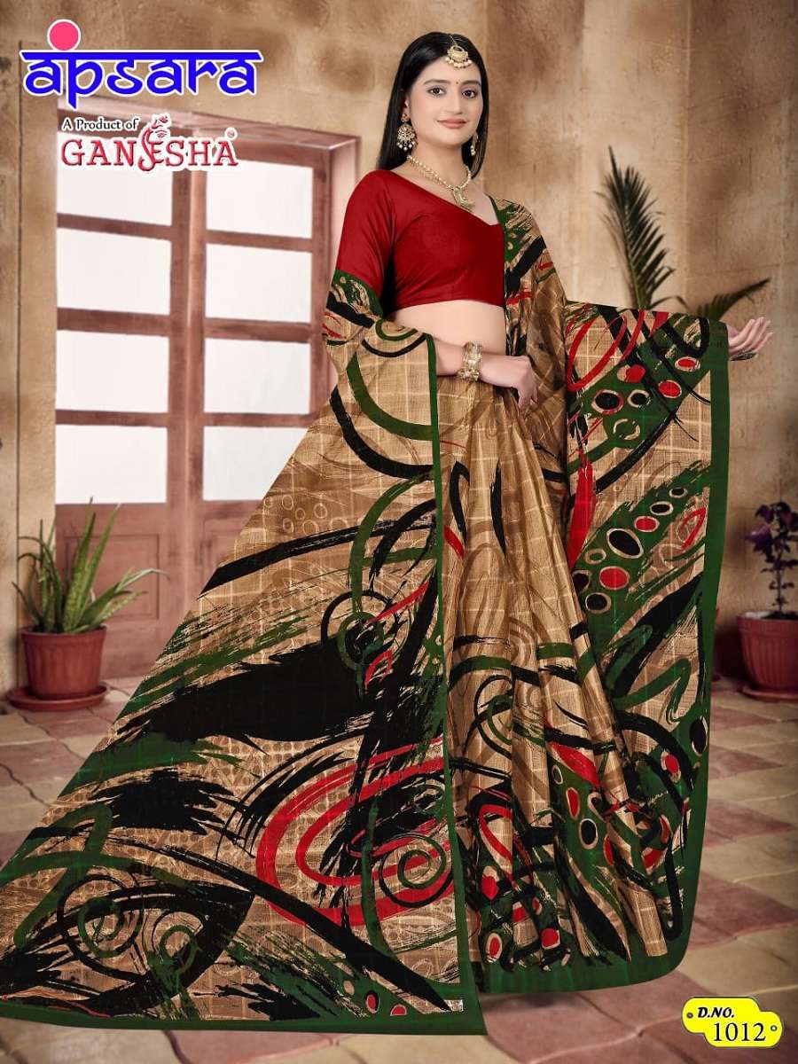 Ganesha Apsara Vol-1 Cotton Saree -Wholesale Catalog