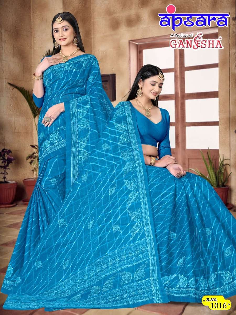 Ganesha Apsara Vol-1 Cotton Saree -Wholesale Catalog