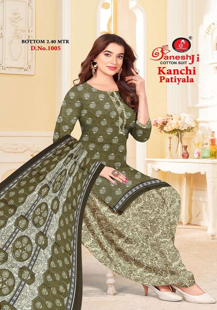 Ganeshji Kanchi Patiyala Vol-3 -Dress Material -Wholesale Catalog