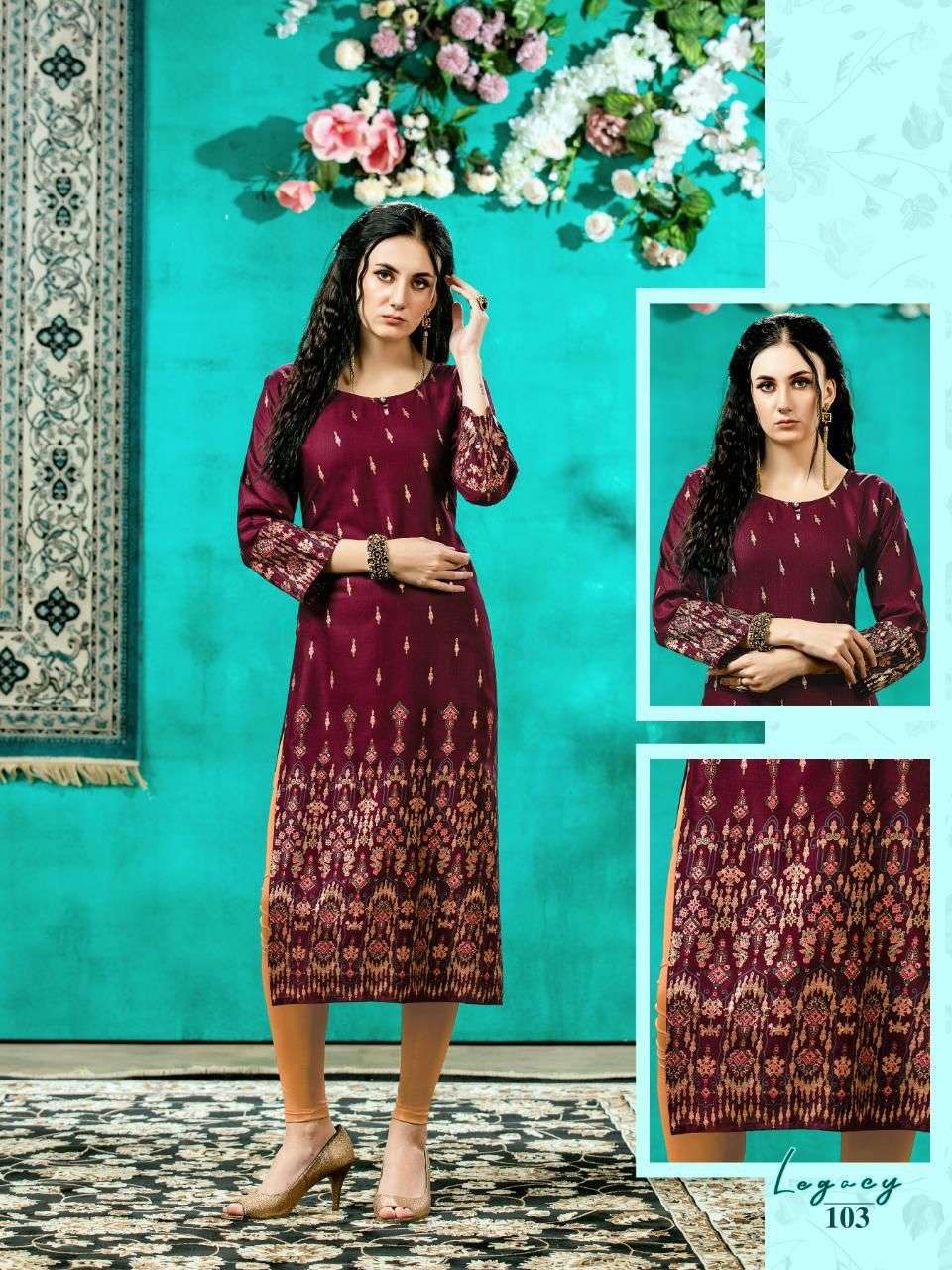 Golden Legacy Vol.1 Kurti Wholesale catalog