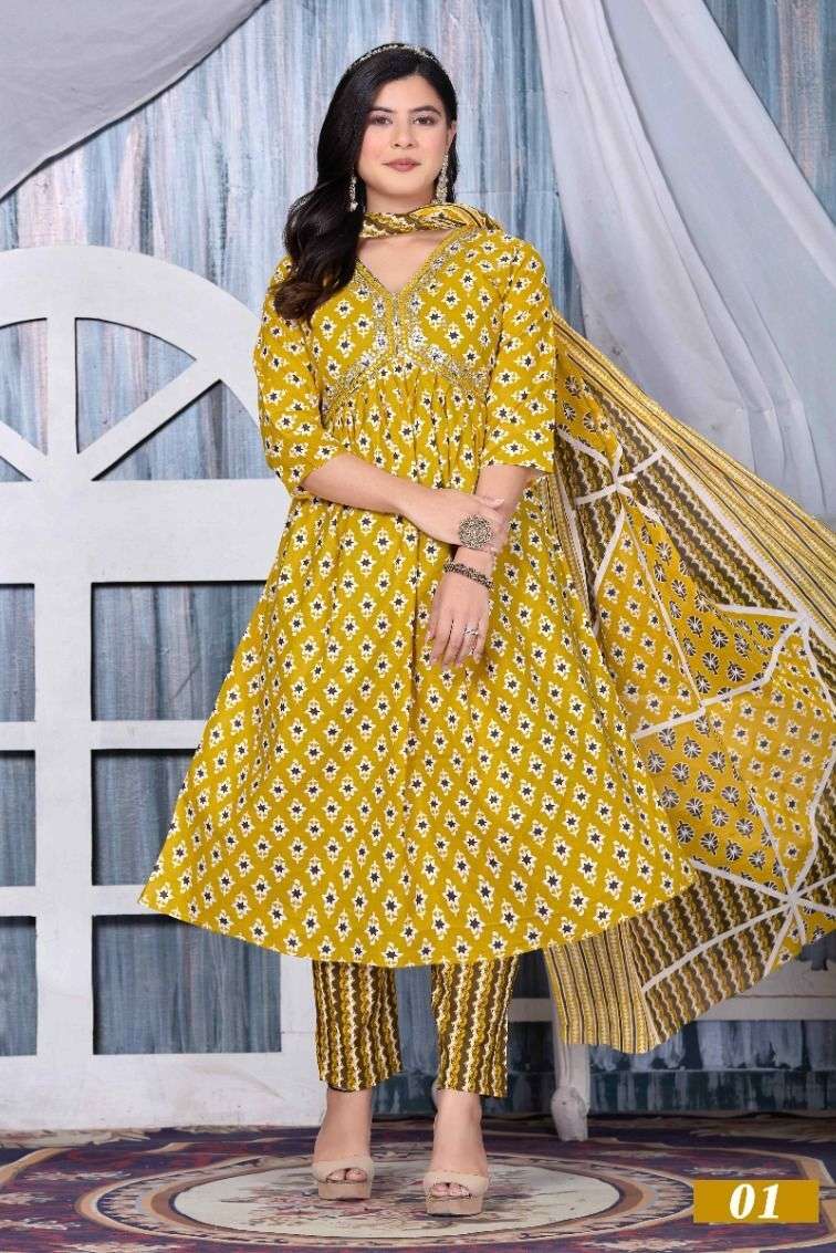 Golden So Stunning Kurti Wholesale catalog